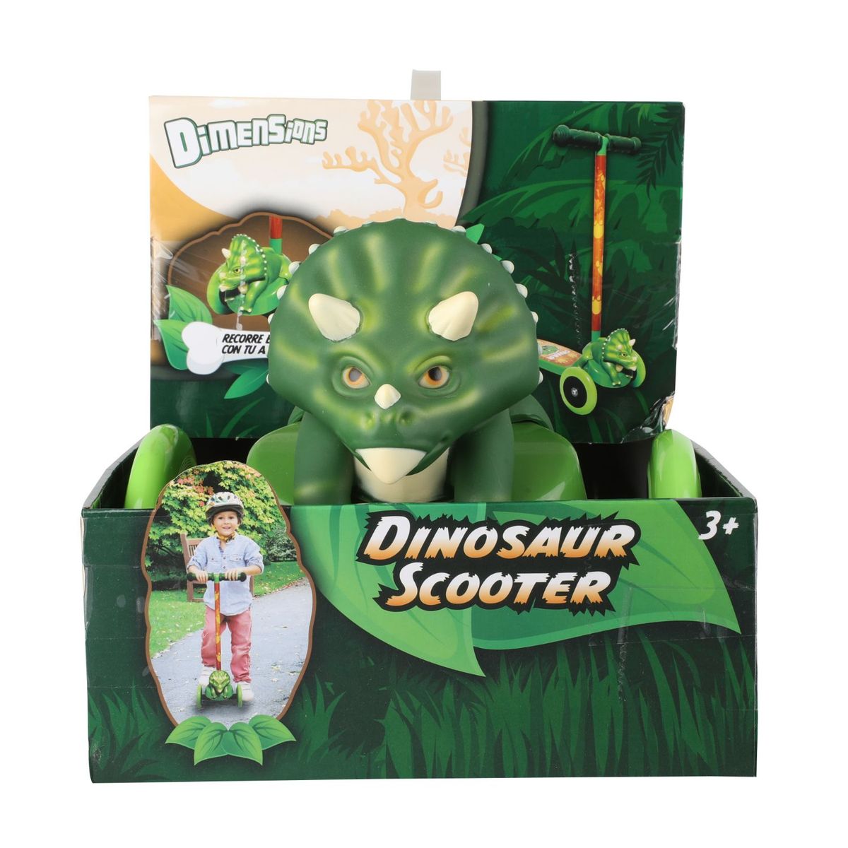 DIMENSIONS - Scooter 3D Dinosaurio