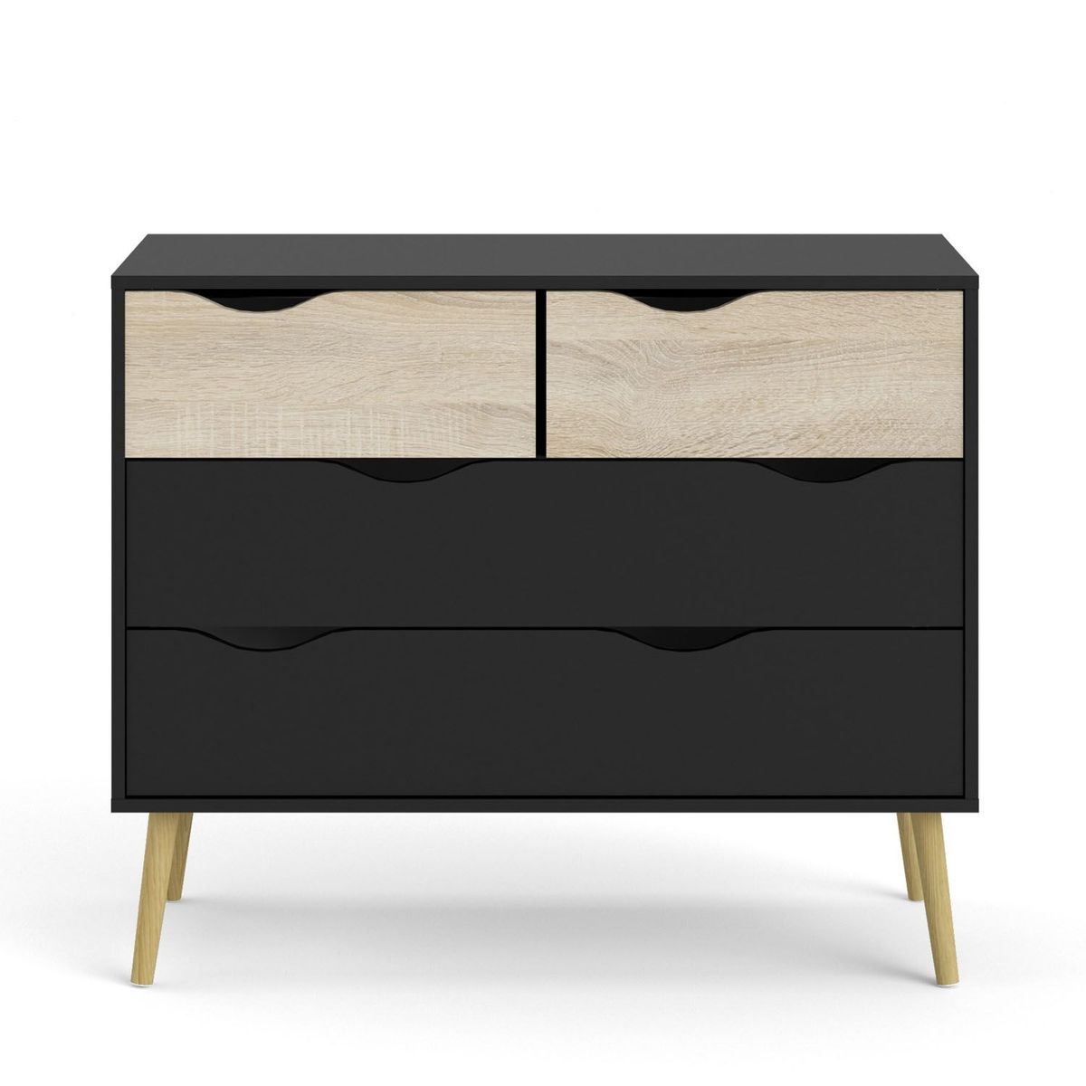 TVILUM - Cómoda Oslo 4 Cajones