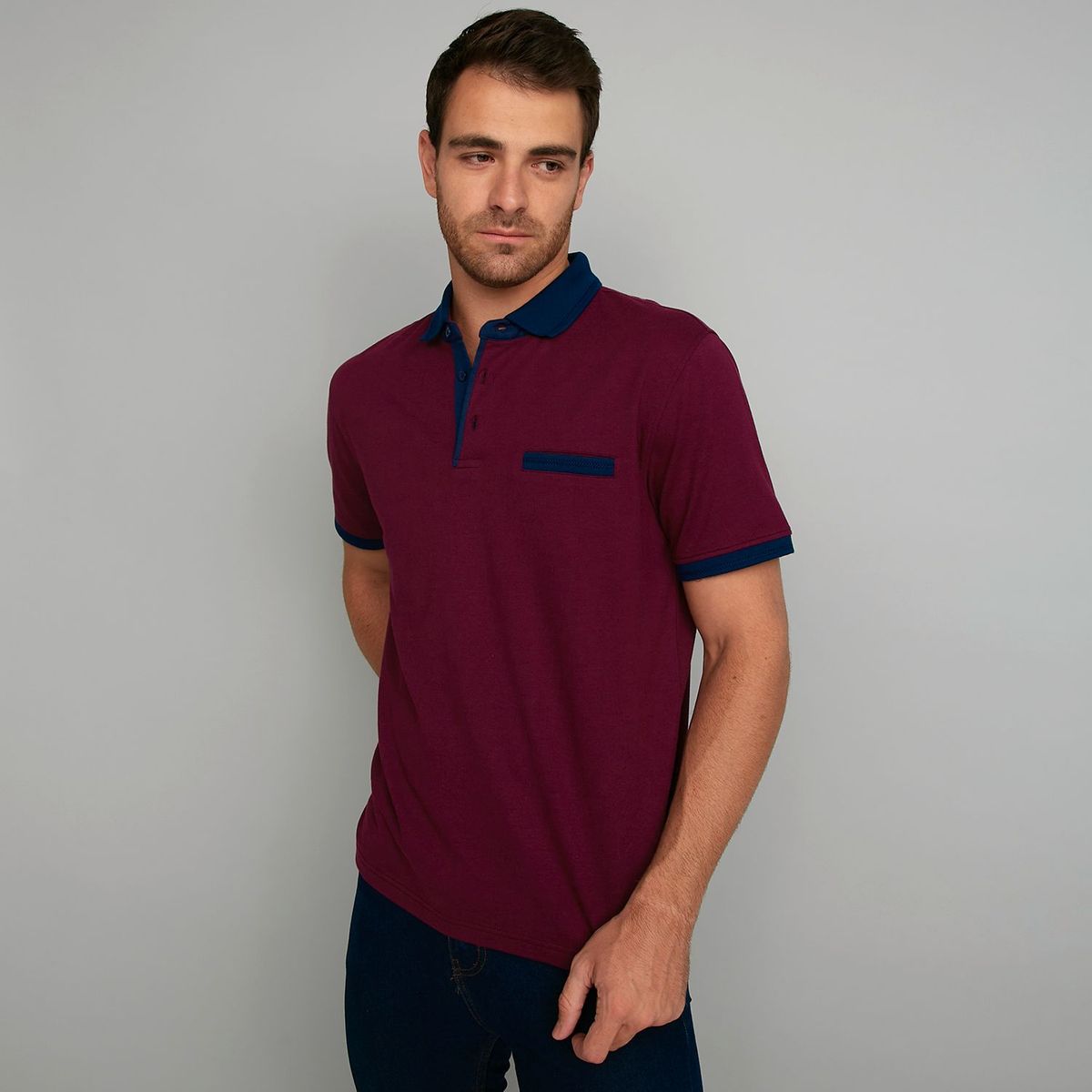 NEWPORT - Polo Manga Corta Hobre