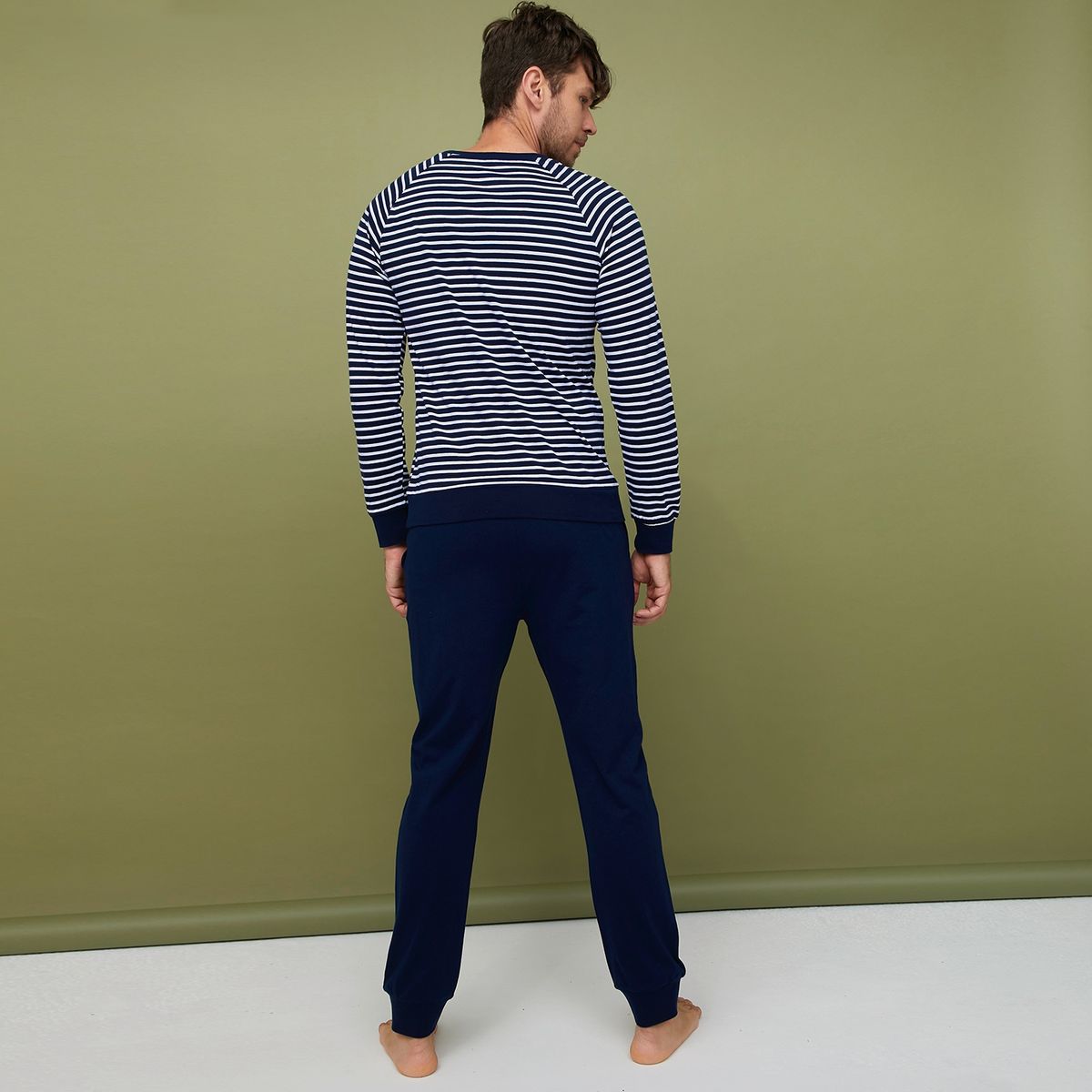 BENETTON - Camiseta Manga Larga Hombre