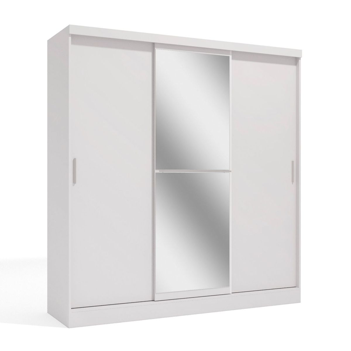 MICA - Ropero 3 Puertas 3 Cajones blanco