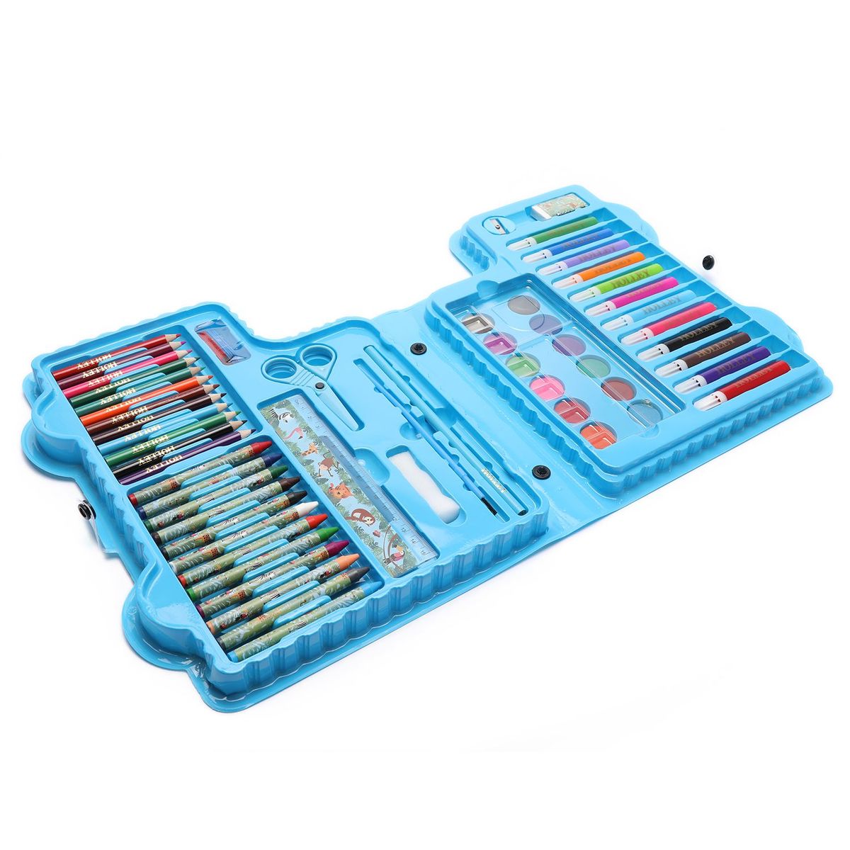 HOLLEY SKOOL - Set de Útiles Maleta 66 Piezas
