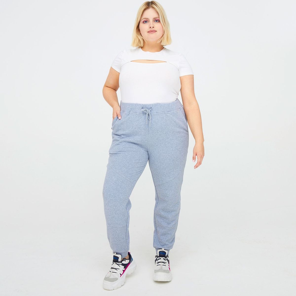 SYBILLA - Pantalón Algodón Casual Mujer Sybilla