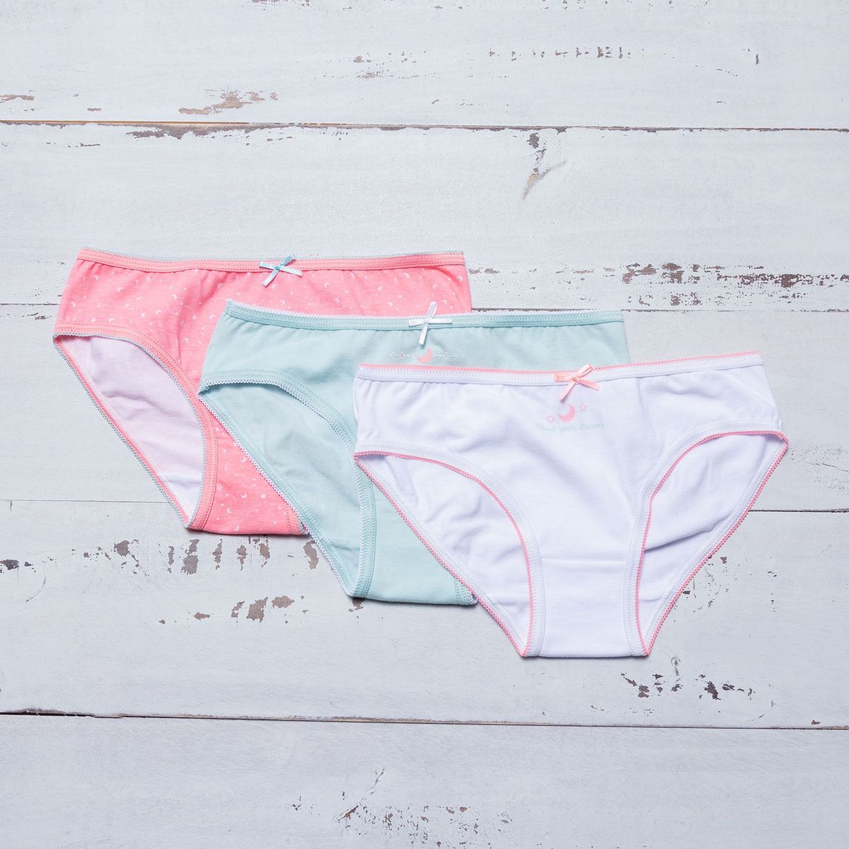 ELEVEN - Calzones Pack x3 Algodón Niña
