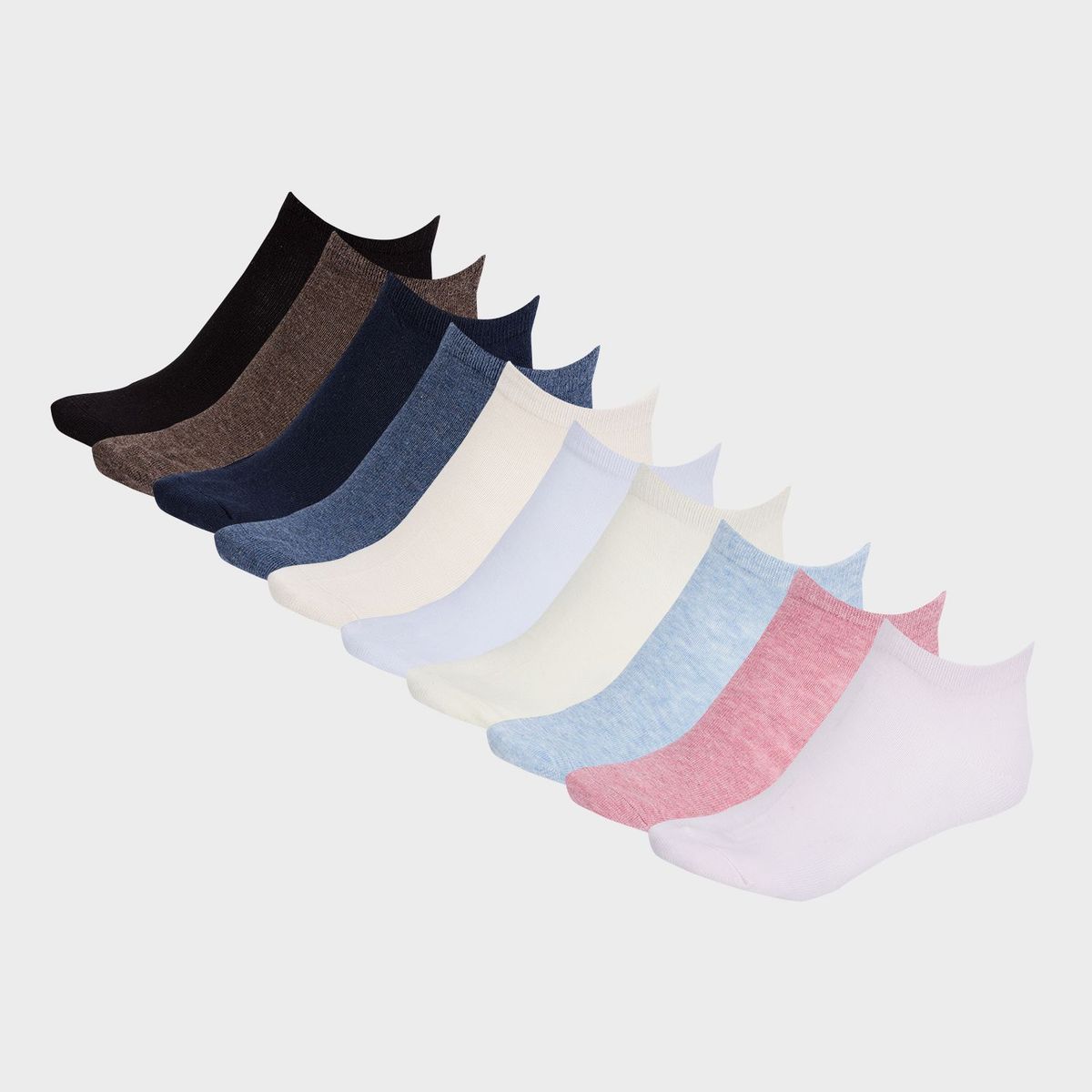 UNIVERSITY CLUB - Pack x10 Medias Cortas Mujer