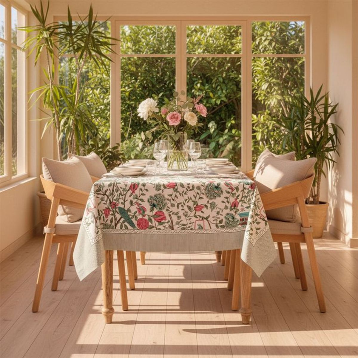 ROBERTA ALLEN - Mantel Block Algodón