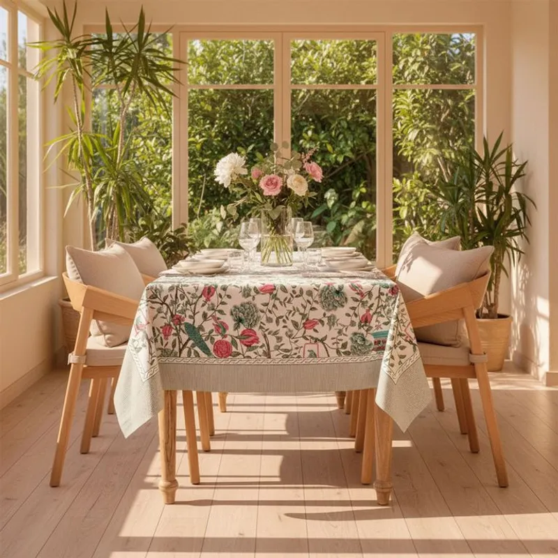 ROBERTA ALLEN - Mantel Block Algodón