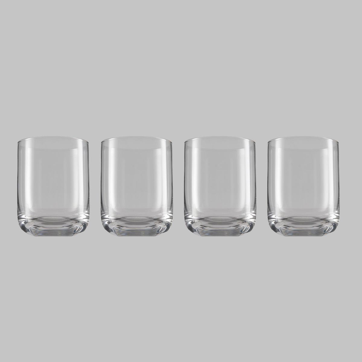 BENETTON - Set x4 Vasos Bajos Clear