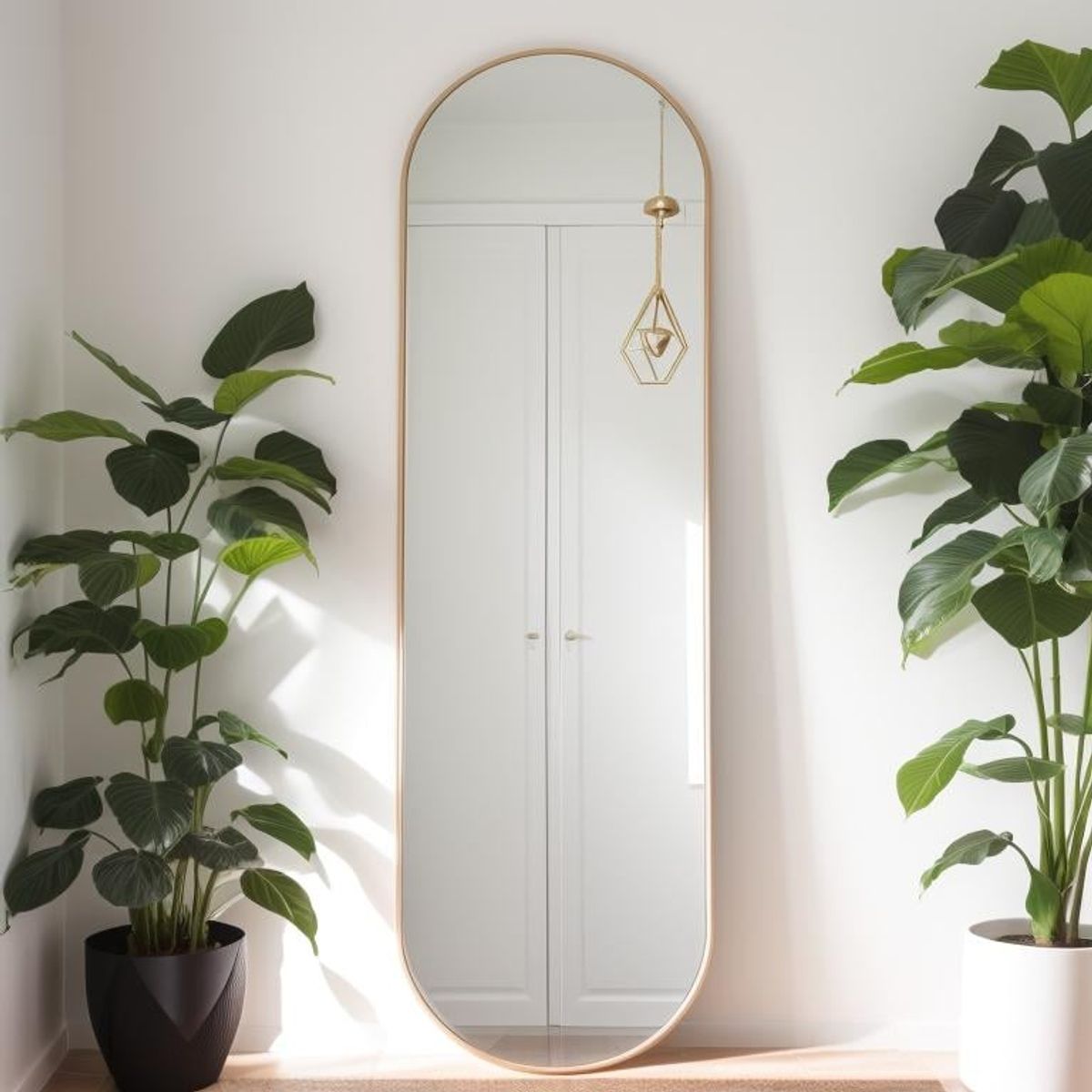 BASEMENT HOME - Espejo Ovalado 130x40cm 