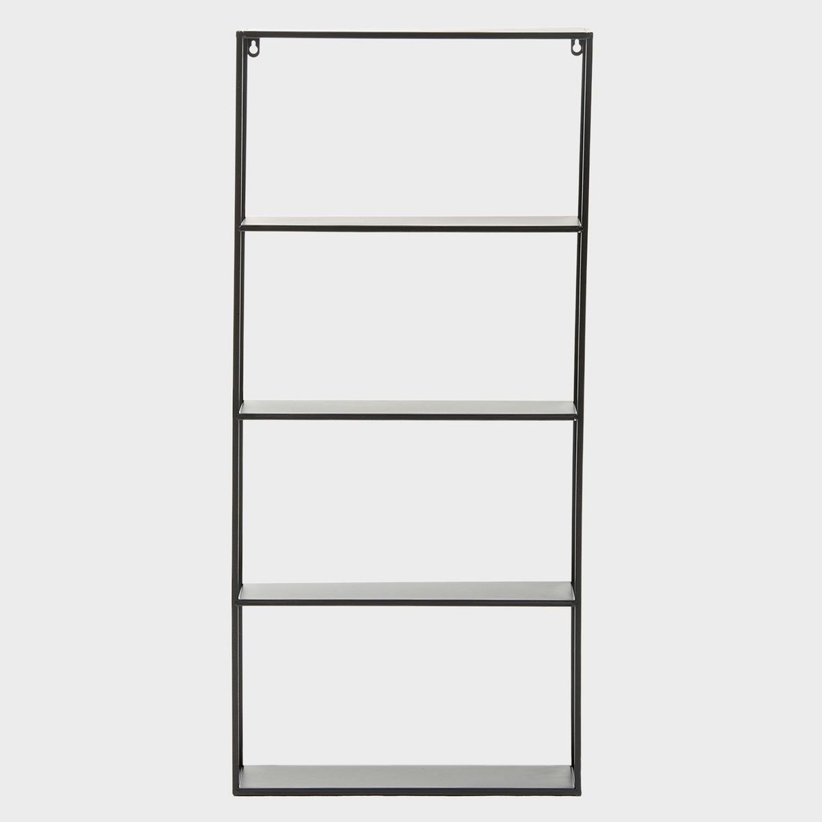 MICA - Repisa Colgante 4 Niveles Metal Negra 96x12 Cm Mica