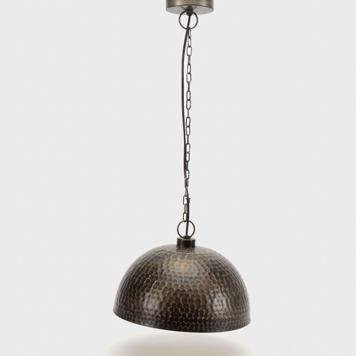 BASEMENT HOME - Lámpara Colgante Metálica Basement Home Plateada 60x30 cm