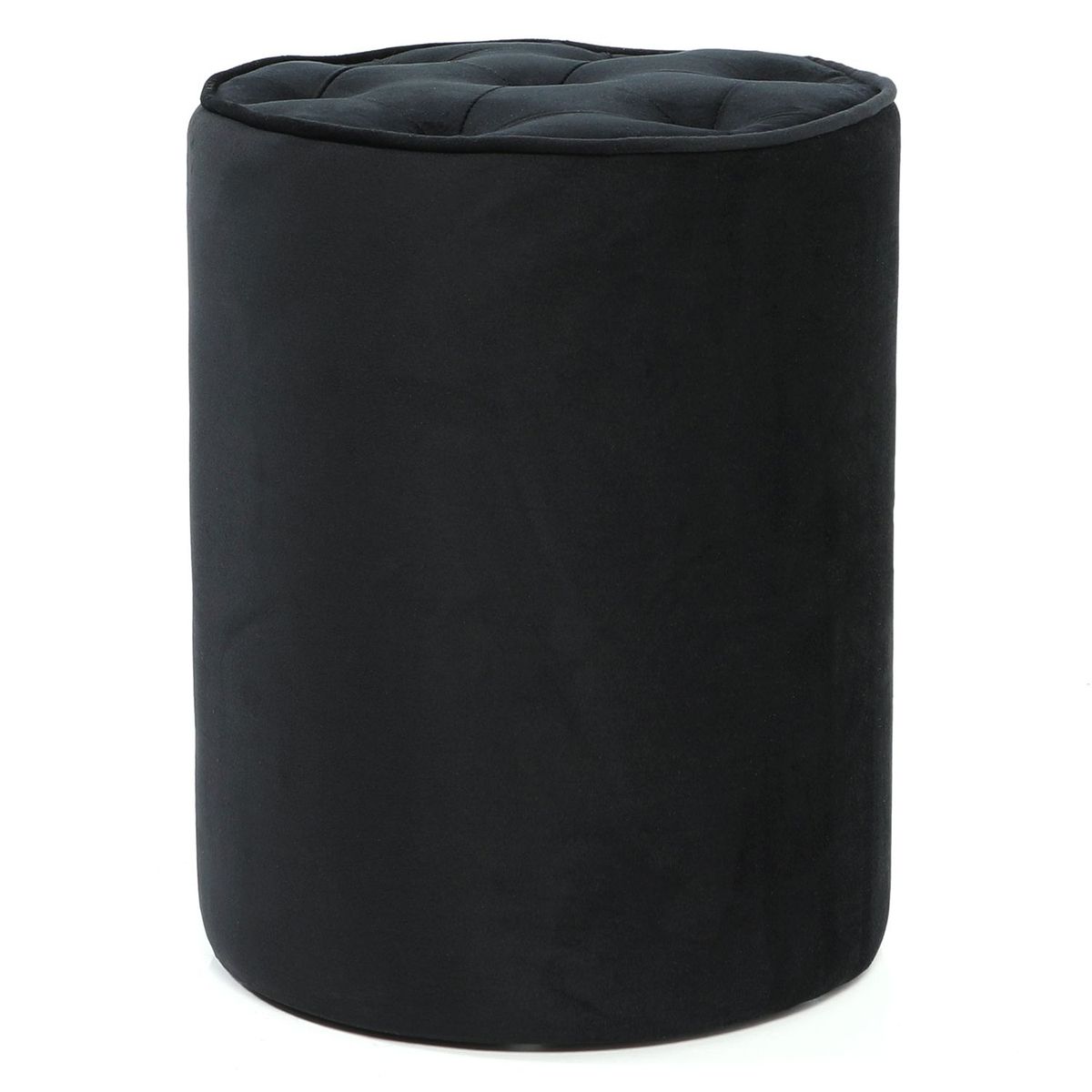 MICA - Puff Velvet Negro 35x45 cm