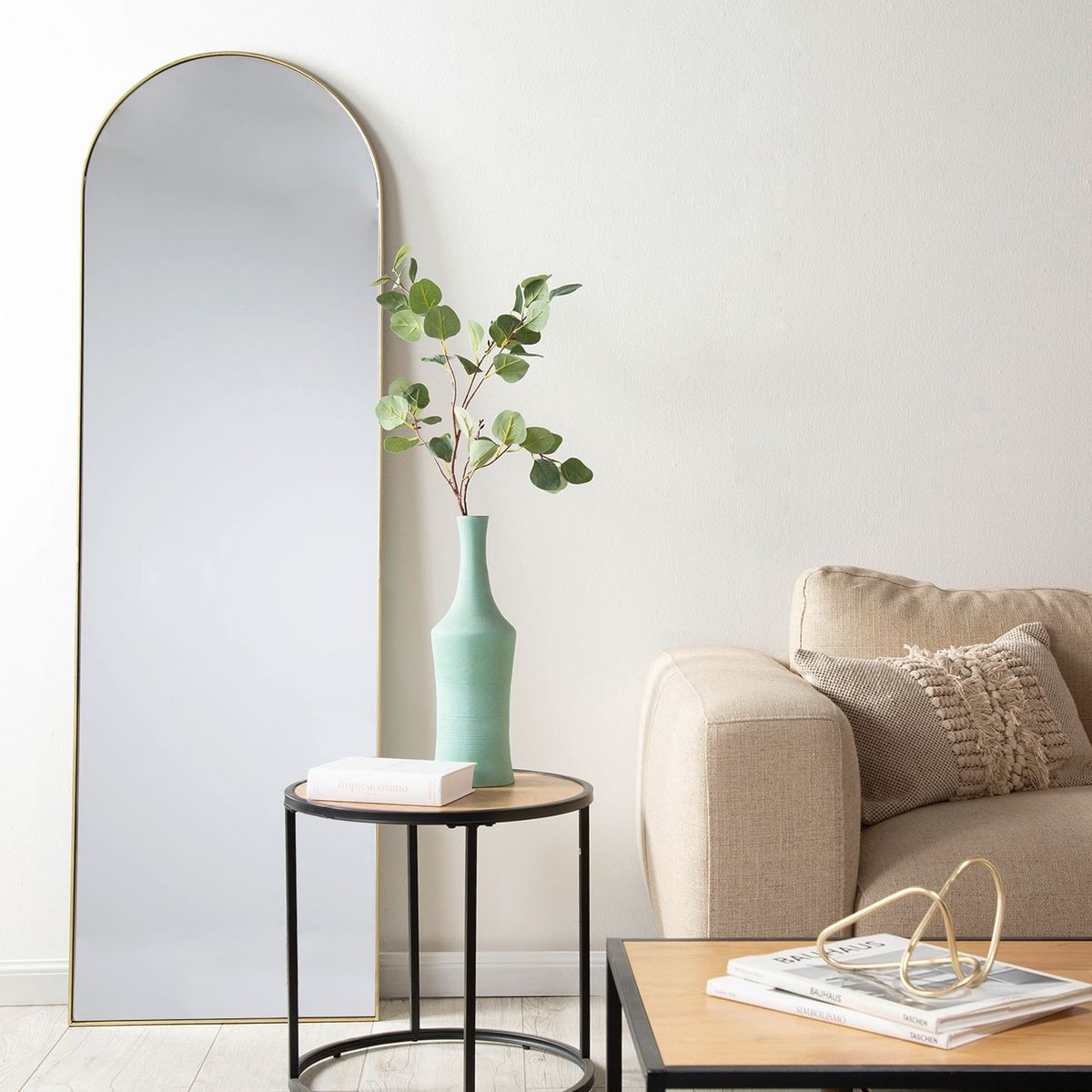 BASEMENT HOME - Espejo Arco de Piso Cuerpo Completo 40x180cm