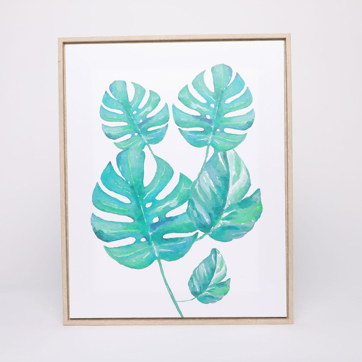 MICA - Canvas Hoja Monstera 50x40cm