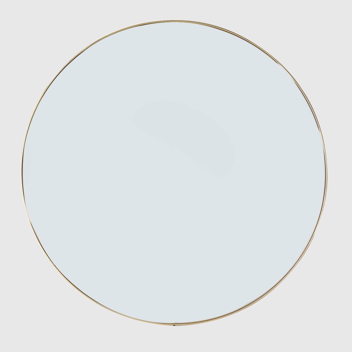 BASEMENT HOME - Espejo Redondo de Metal Dorado 120cm