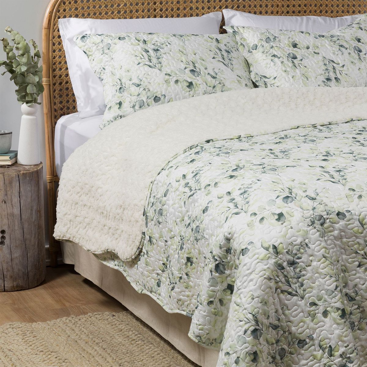 ROBERTA ALLEN - Cubrecama Viña con Sherpa Roberta Allen