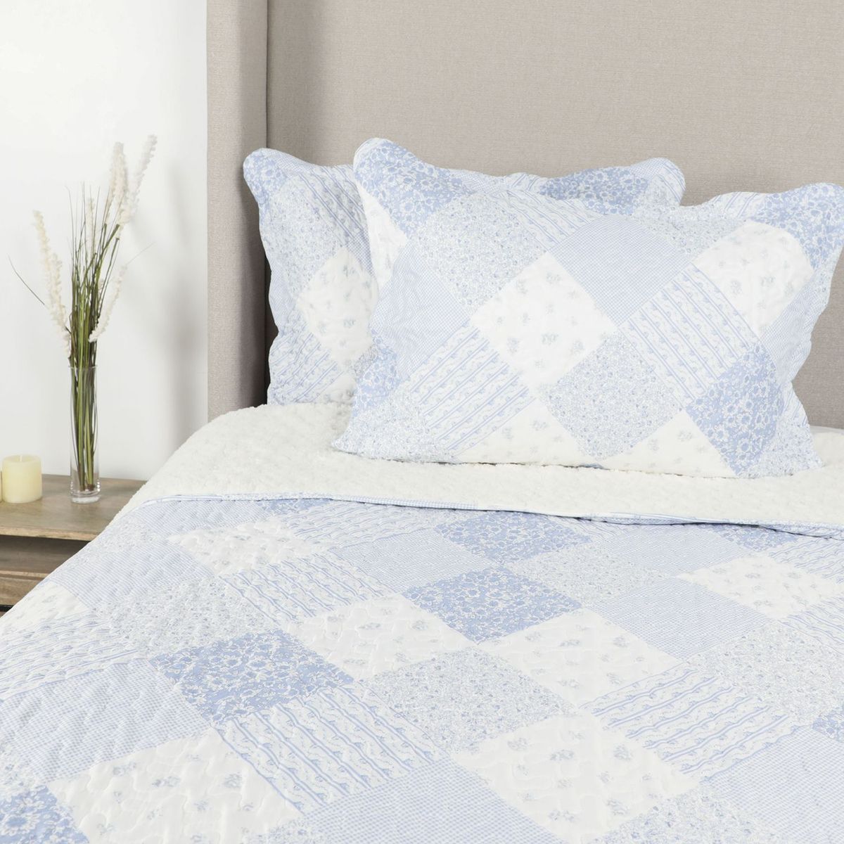 ROBERTA ALLEN - Cubrecama Patch Con Sherpa Roberta Allen