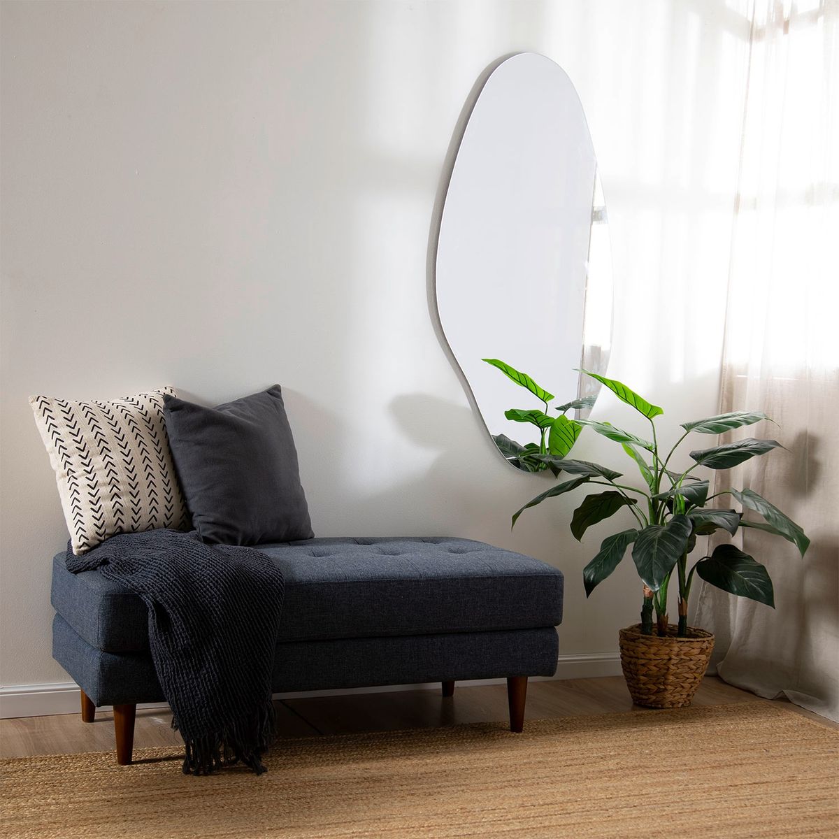 BASEMENT HOME - Banqueta Connery Tela