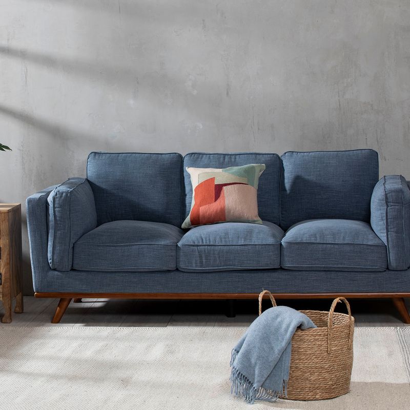 BASEMENT HOME - Sofá Bartolo 3 Cuerpos Tela