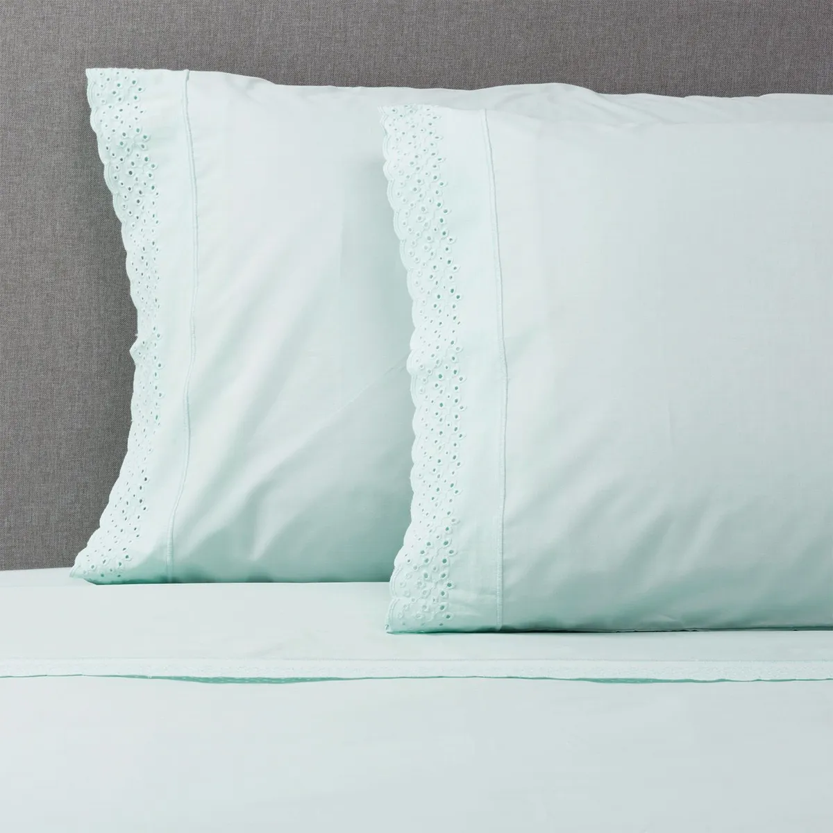 ROBERTA ALLEN - Juego de Sábanas Bordadas Broderie 180 Hilos