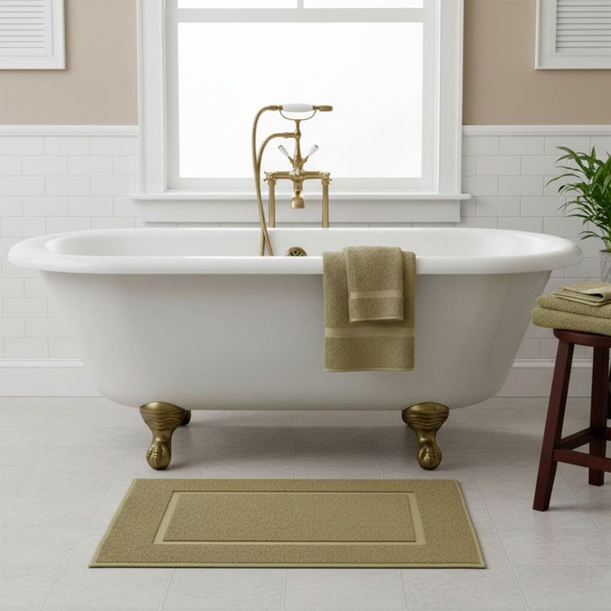 BASEMENT HOME - Piso de Baño Combed 100% Algodón Basement Home