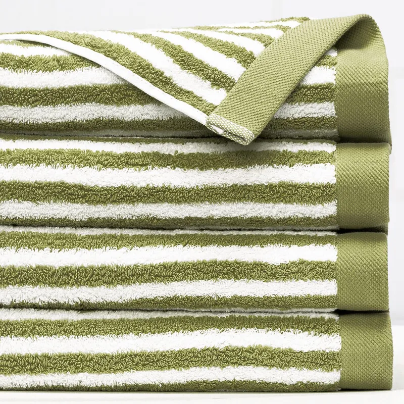 BASEMENT HOME - Toalla de Baño Combed Rayas 100% Algodón 650gr Basement Home