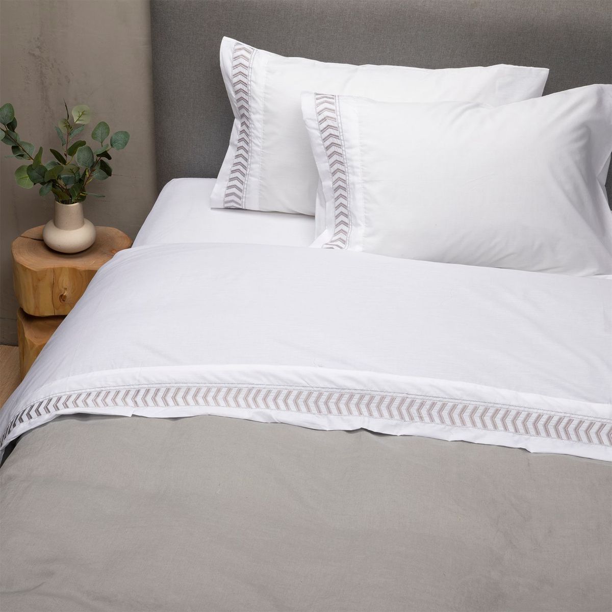 ROBERTA ALLEN - Juego de Sábanas Bordadas 180 Hilos Etnic