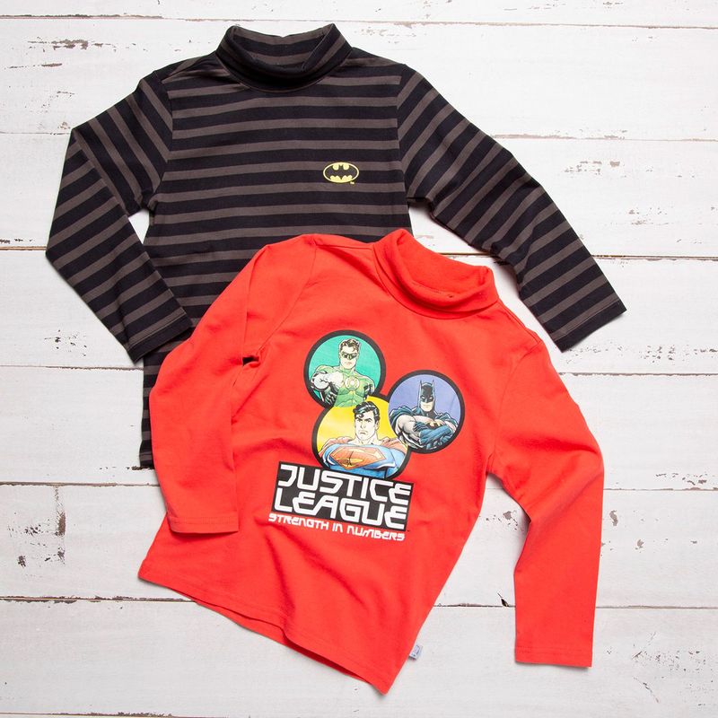 DC ORIGINALS - Pack x2 Polo Algodón Niño DC ORIGINALS