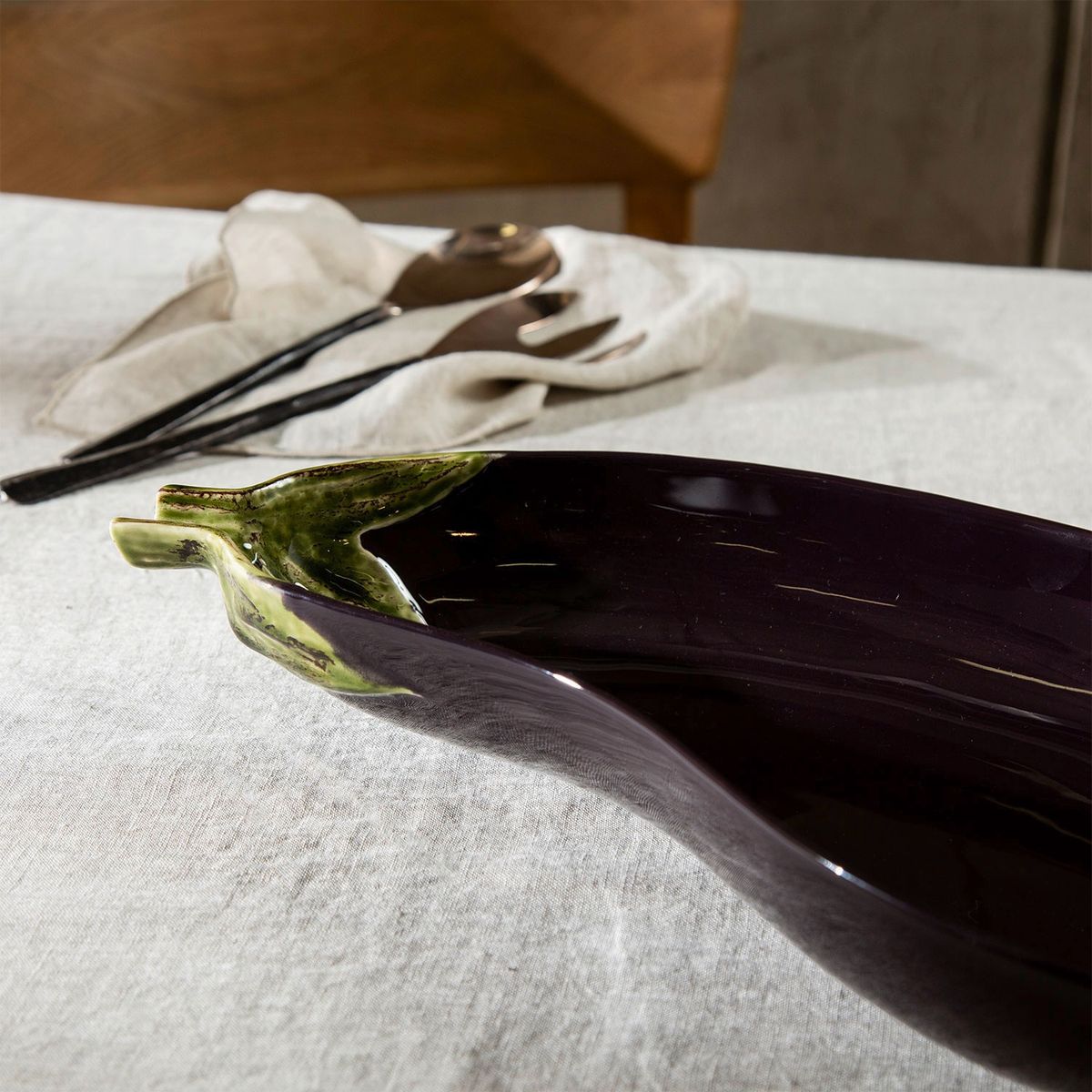 BORDALLO - Bowl Berenjena 30 cm