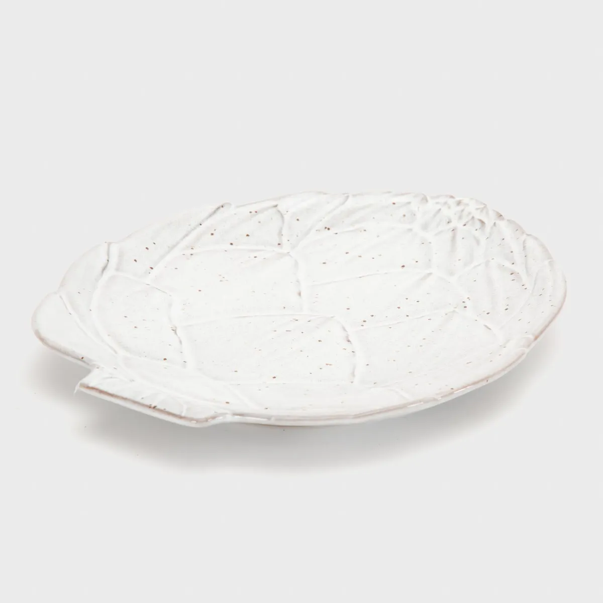 BORDALLO - Plato de Alcachofa Blanca 17cm