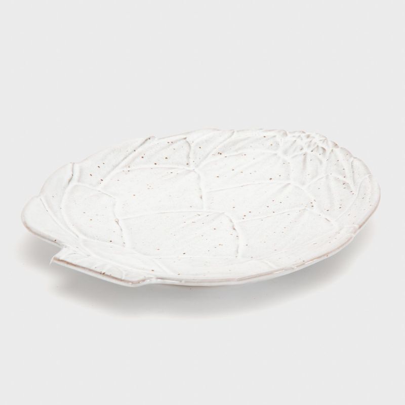 BORDALLO - Plato de Alcachofa Blanca 17cm
