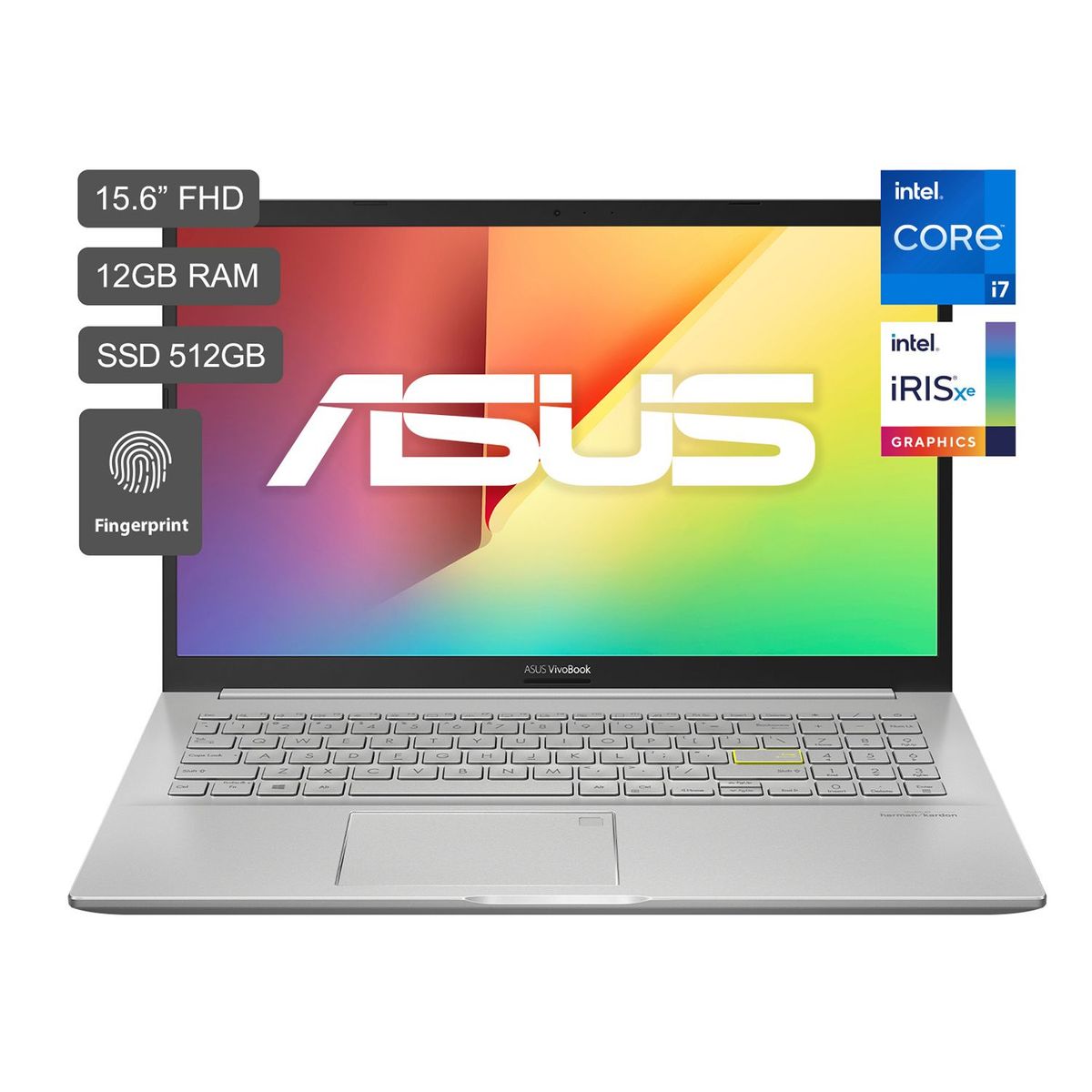 ASUS - VivoBook 15 K513 Core i7 11a 15.6'' FHD IPS 512GB SSD 8GB RAM