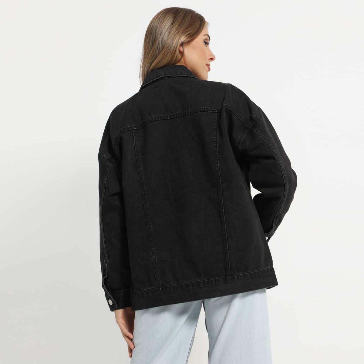 BASEMENT - Sobrecamisa Denim Mujer Basement