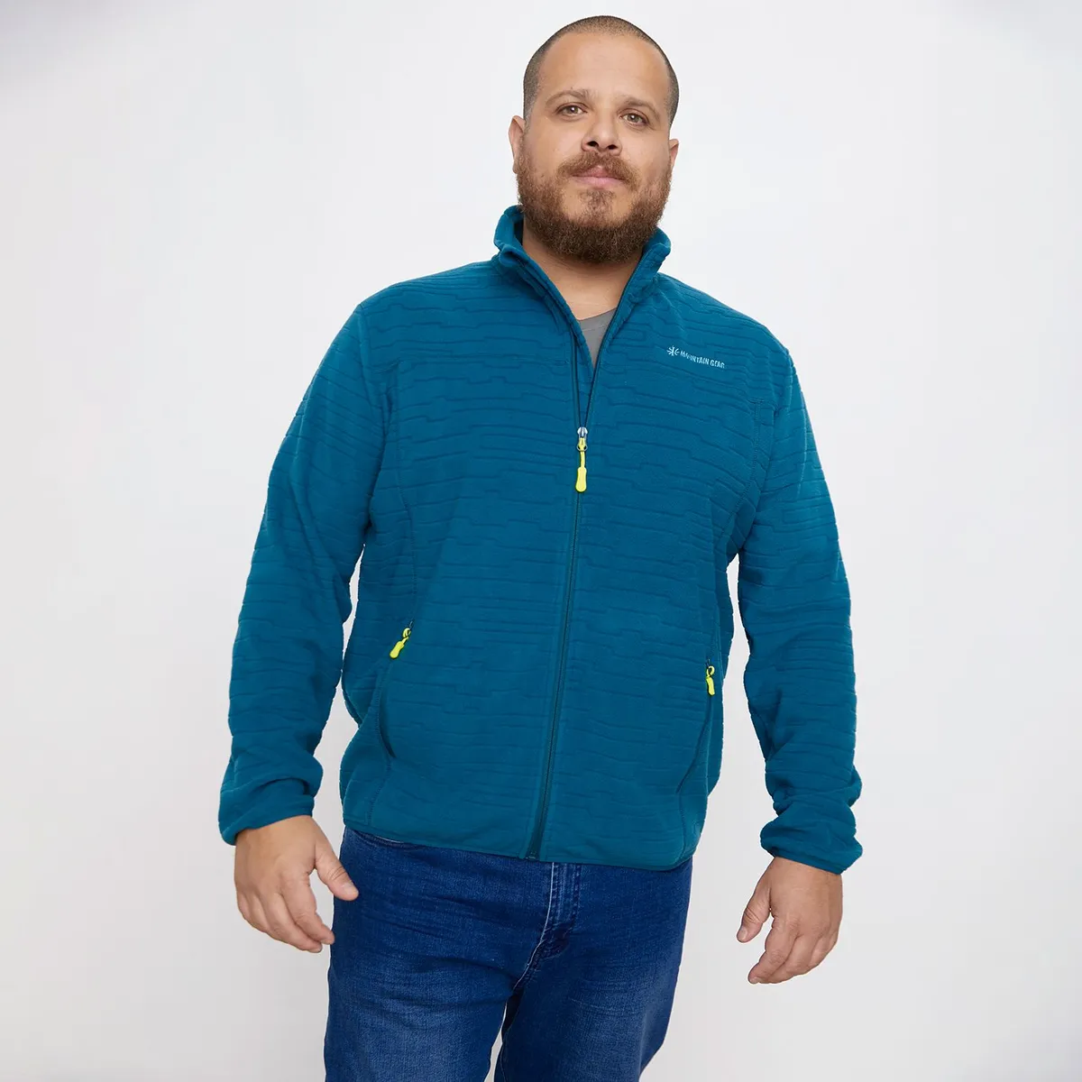 MOUNTAIN GEAR - Polar Deportivo Hombre Plus Size