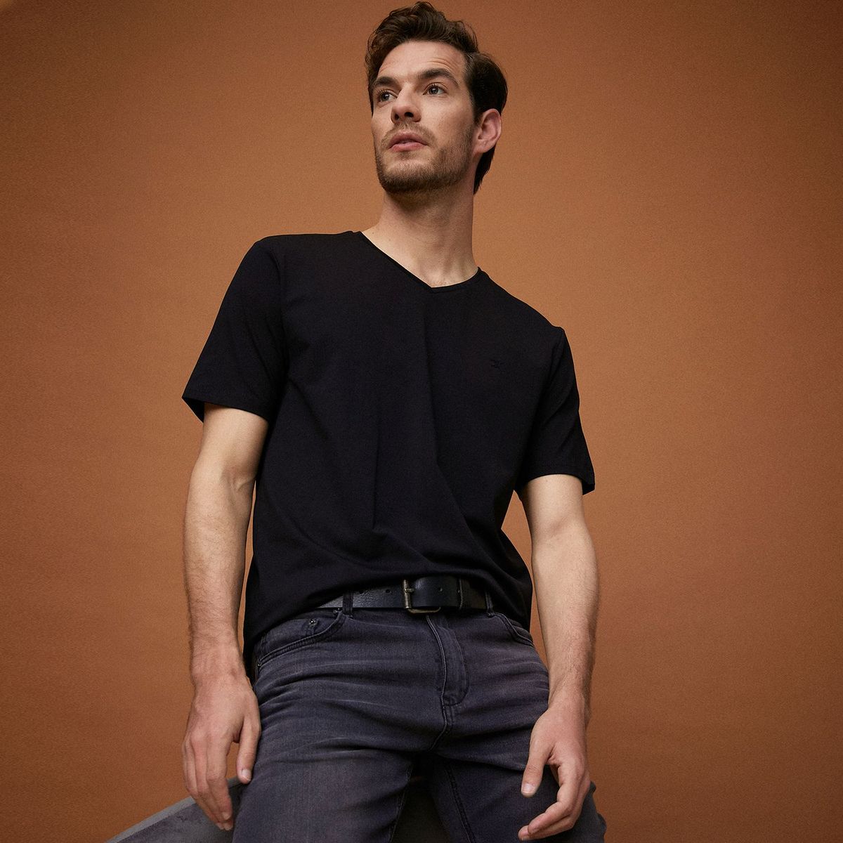 WOLF&HANK - Polo Manga Corta Algodón Cuello V Wolf&Hank Hombre