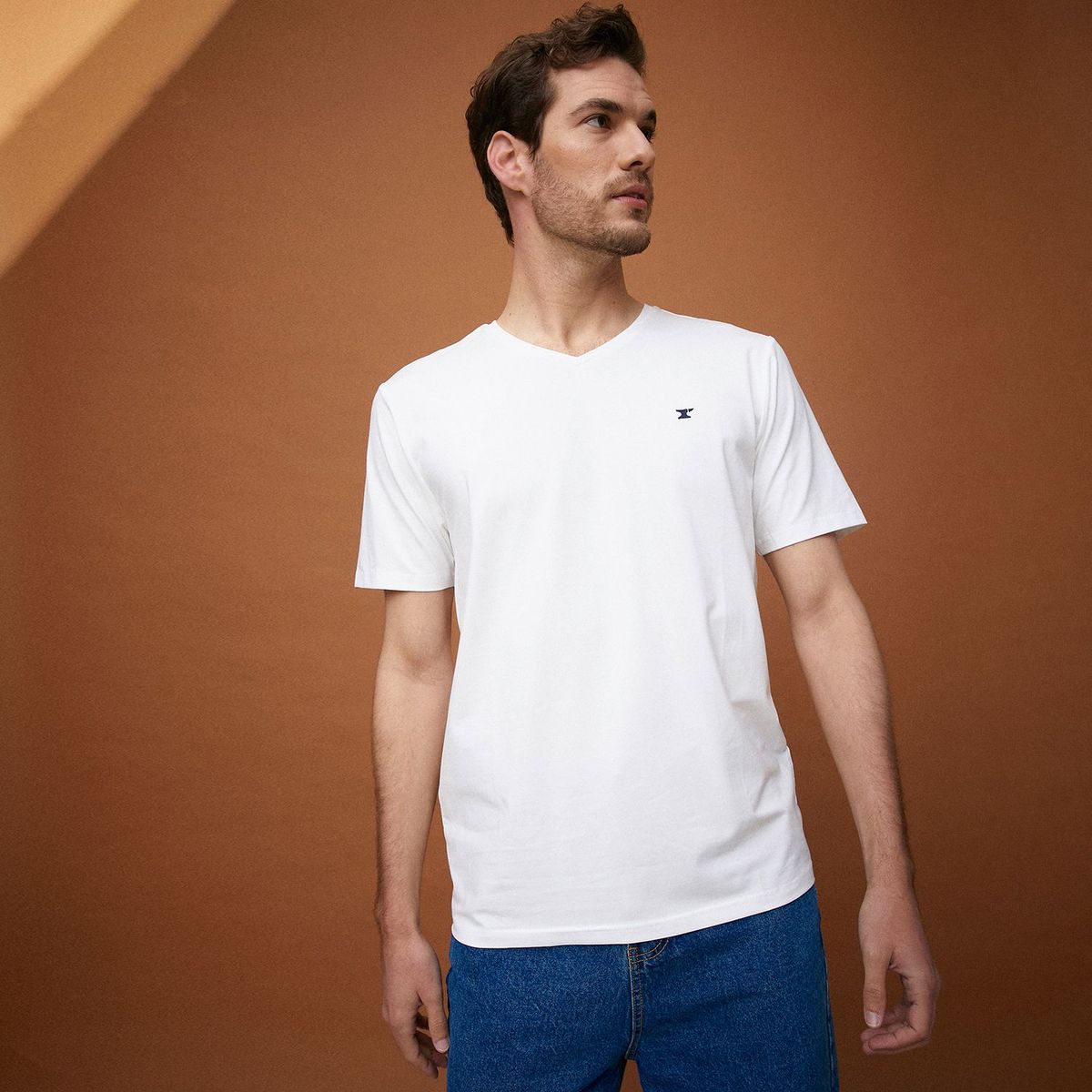 WOLF&HANK - Polo Manga Corta Algodón Cuello V Wolf&Hank Hombre