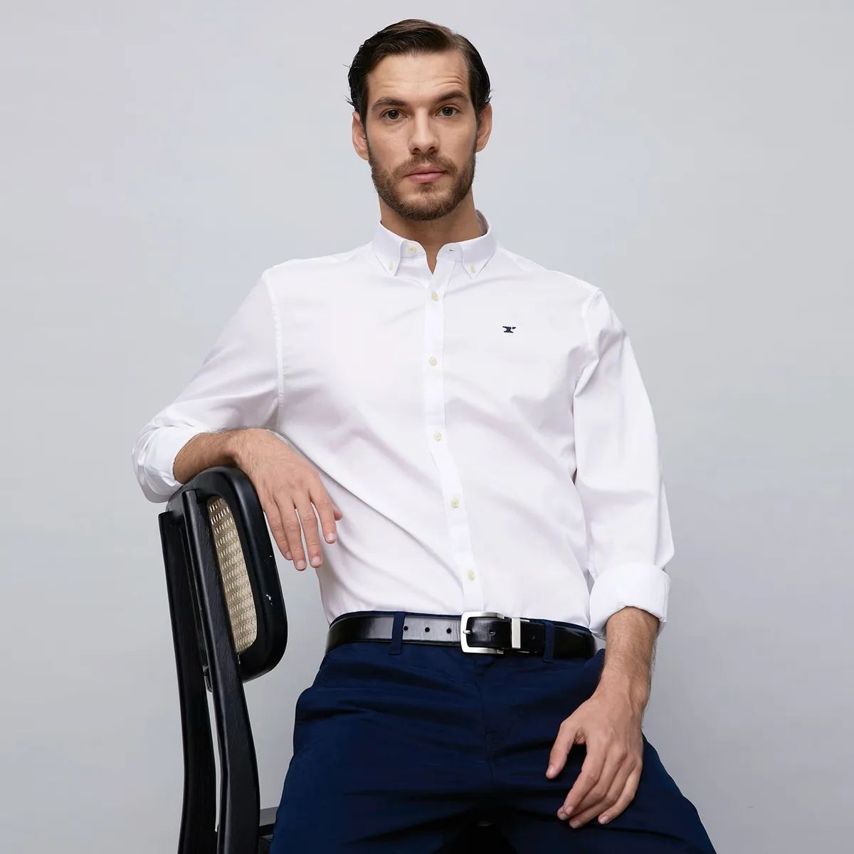 WOLF&HANK - Camisa 100% Algodón Hombre Wolf&hank 