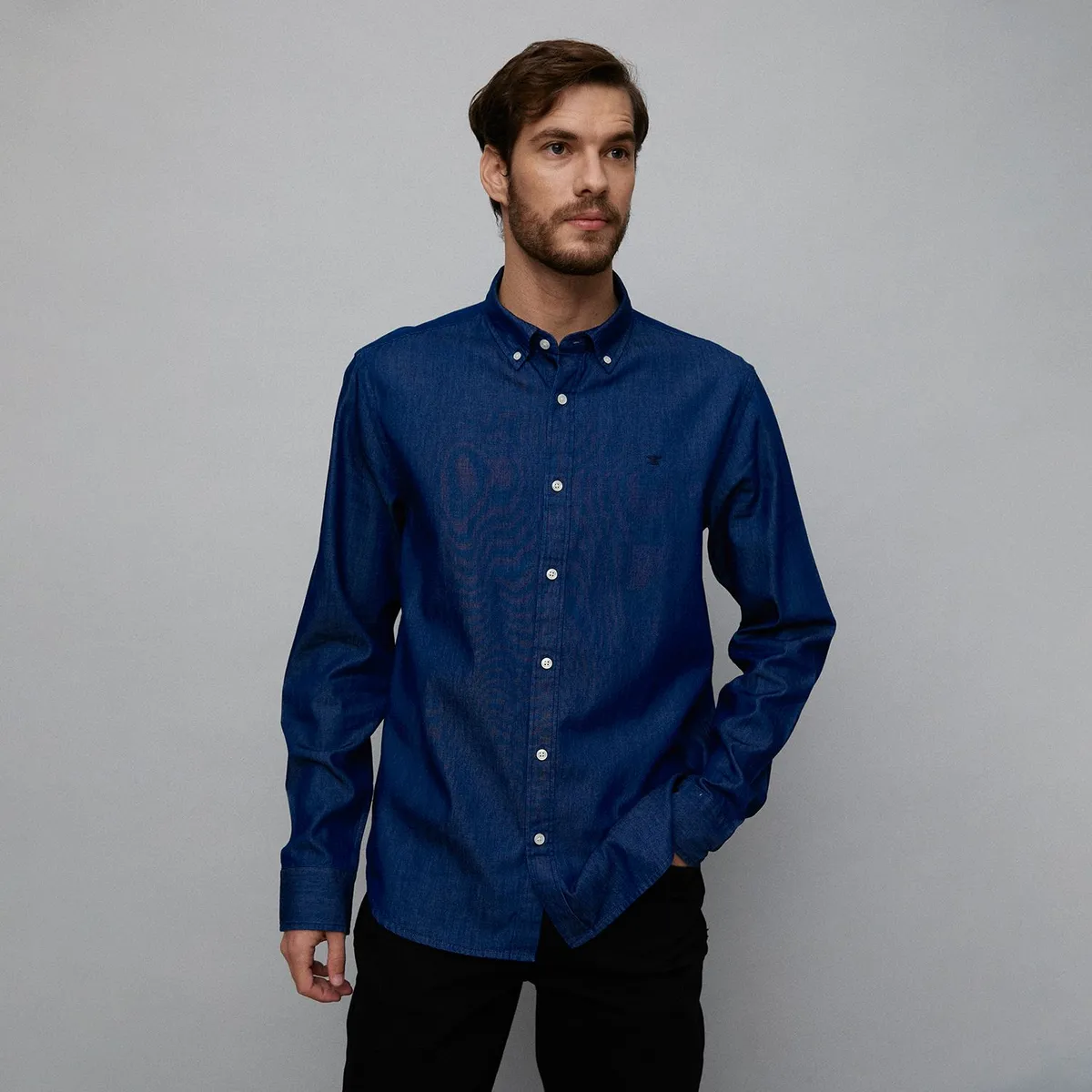 WOLF&HANK - Camisa 100% Algodón Regular Hombre Wolf&hank