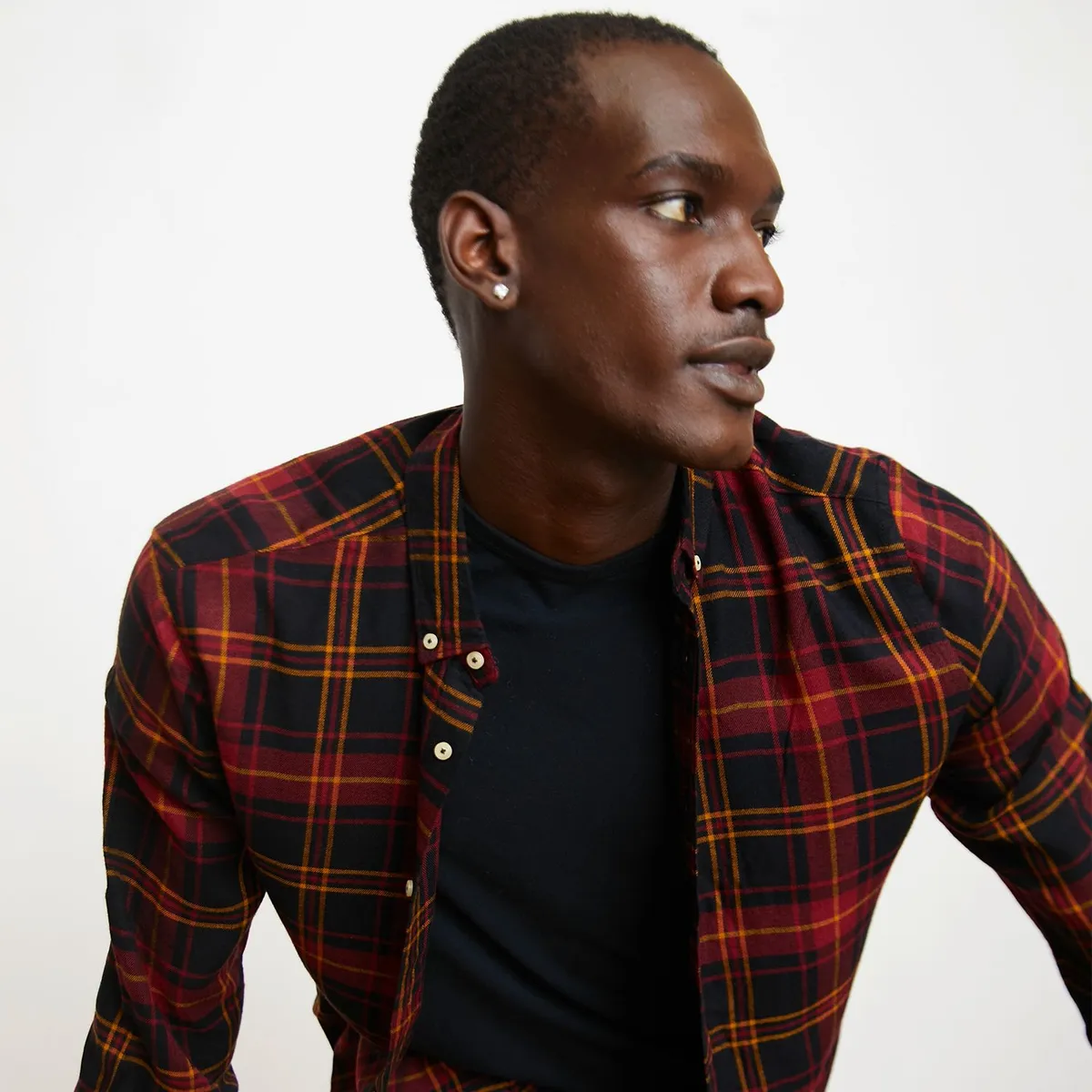 BASEMENT - Camisa Manga Larga Hombre