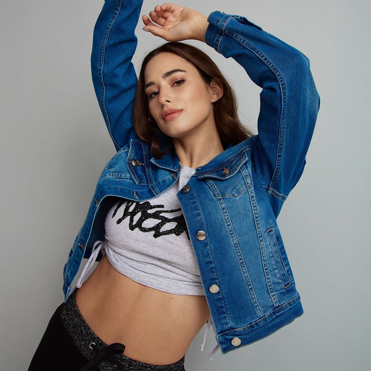 MOSSIMO - Casaca Jean Mujer Mossimo