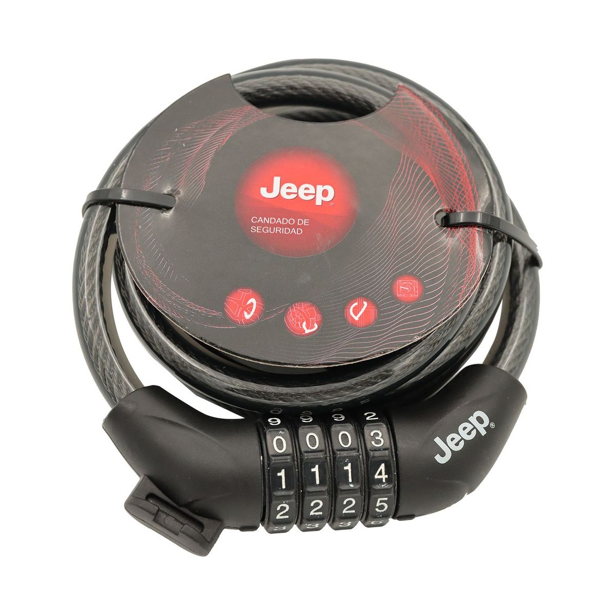 JEEP - Candado seguridad Bicicleta