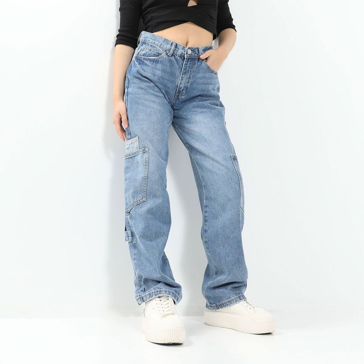 DENIMLAB - Jean Baggy Mujer Denimlab