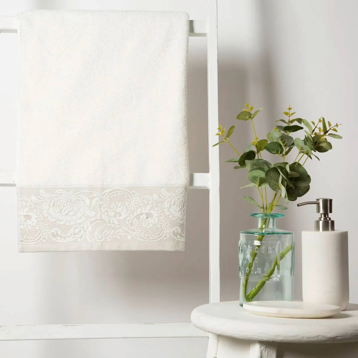 ROBERTA ALLEN - Toalla de Baño Guarda Lino 100% Algodón 500gr