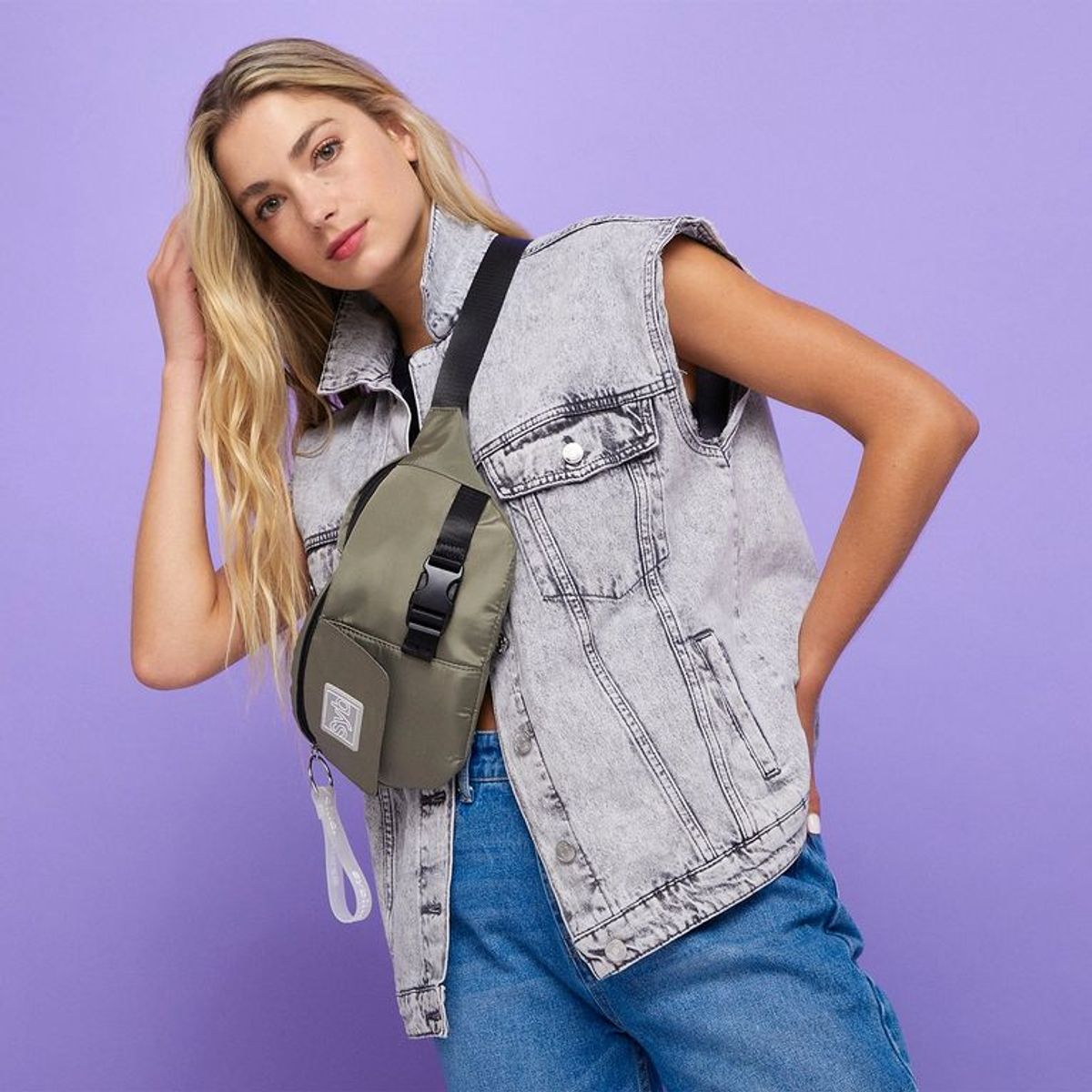 SYBILLA - Canguro Nylon Recicla Mujer Sybilla