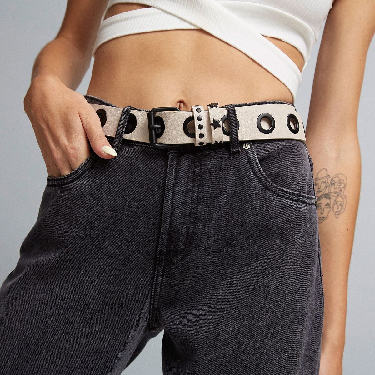 DENIMLAB - Cinturón Eyelets Mujer Denimlab