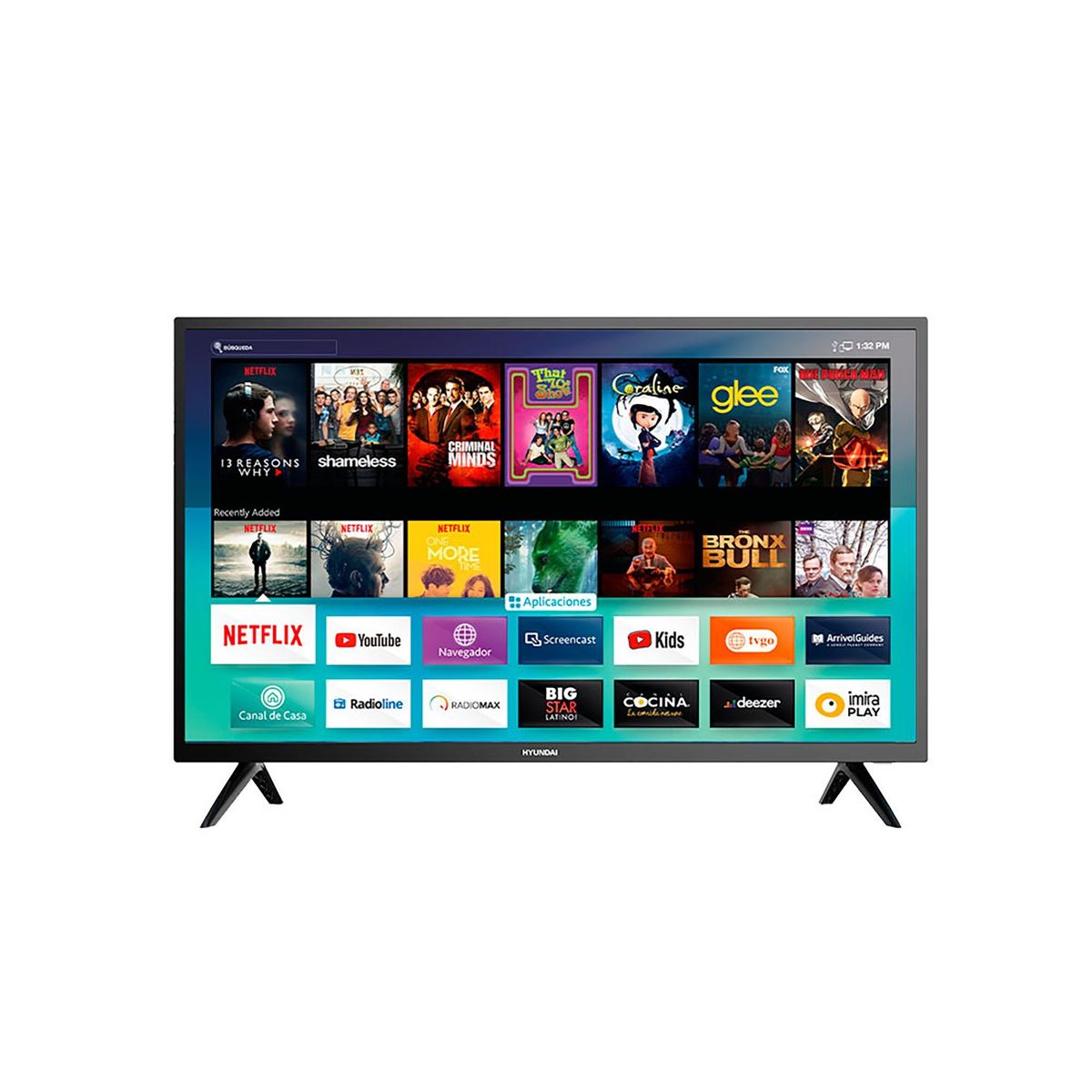 HYUNDAI - Televisor HYUNDAI LED 32" HD Smart TV HYLED3249NIM