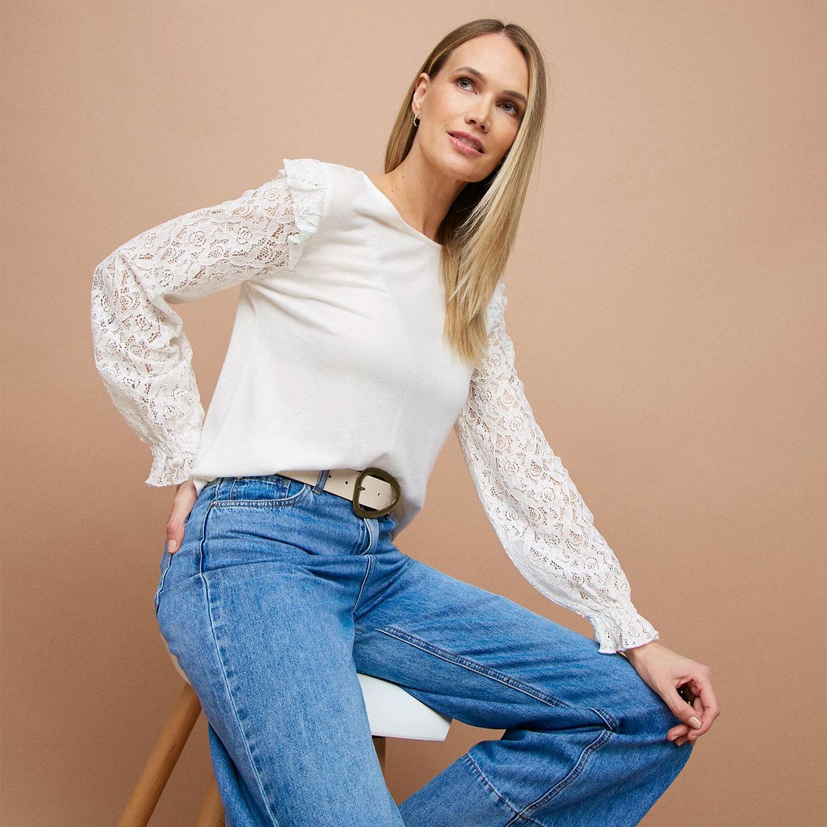 ELLE - Polo Manga Larga Mujer