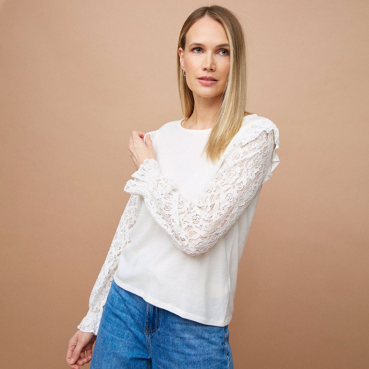 ELLE - Polo Manga Larga Mujer