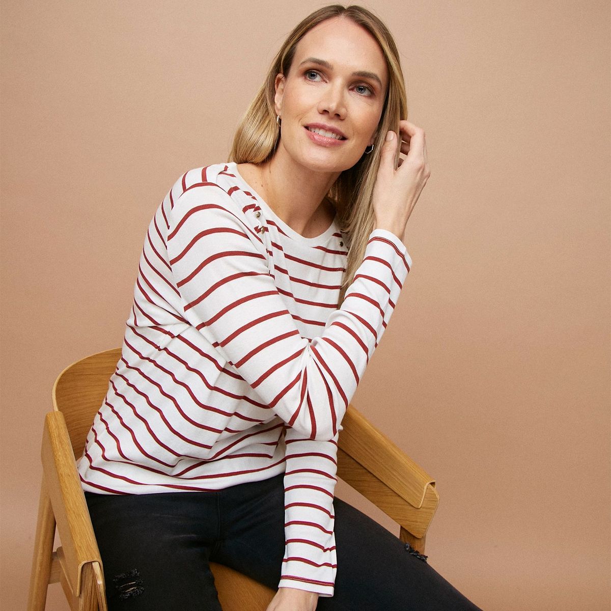 ELLE - Polo Manga Larga Mujer