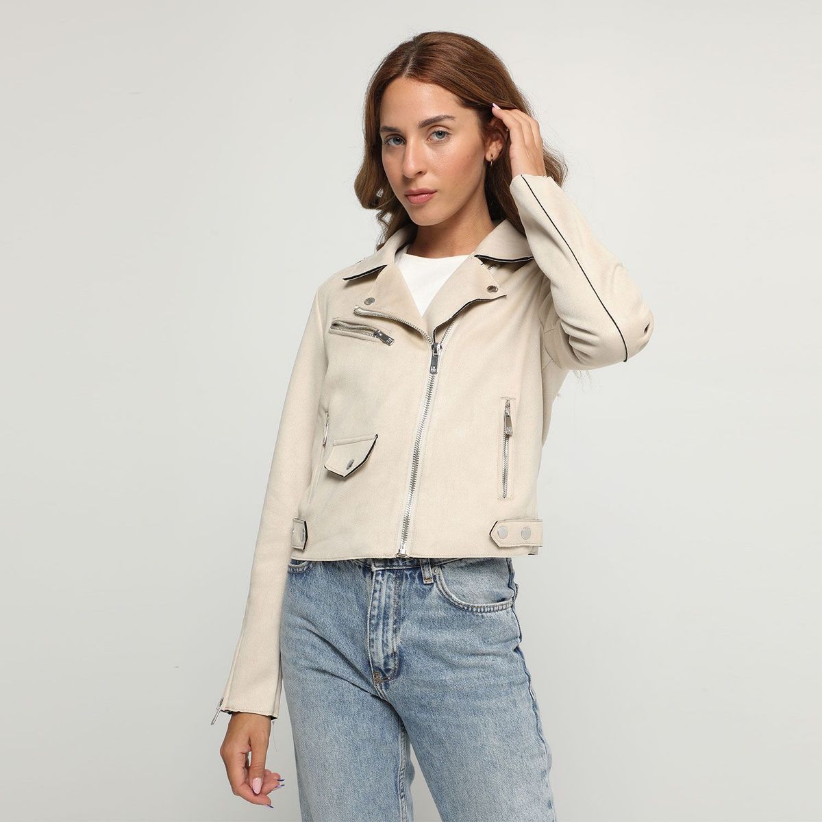 DENIMLAB - Casaca Biker Mujer Denimlab